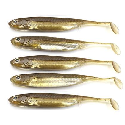 Imagem de Conjunto De Iscas De Pesca De Silicone Macio 5 Peças 6g 10g Shad Wobbler Swimbait De Borracha Com