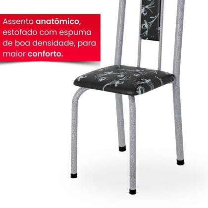 Imagem de Conjunto de Jantar Brenda 6 Lugares 140x75 Granito Tópazio