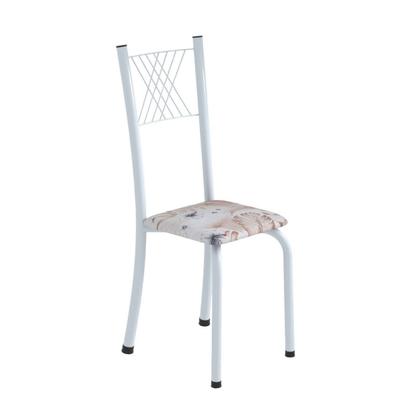 Imagem de Conjunto de Jantar Mesa 70x70cm Tampo de Granito Topázio com 4 Cadeiras Sara Yescasa