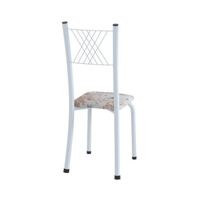 Imagem de Conjunto de Jantar Mesa 70x70cm Tampo de Granito Topázio com 4 Cadeiras Sara Yescasa