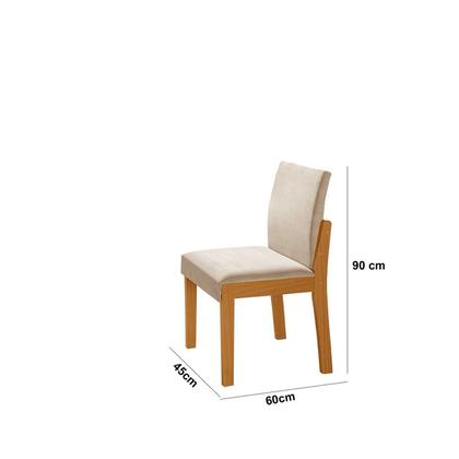 Imagem de Conjunto de Jantar Mesa Áustria 160cm X 80cm Tampo Mdf/vidro com 6 Cadeiras Mônaco Yescasa