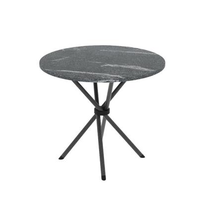 Imagem de Conjunto de Jantar Mesa Tampo Redondo de Granito Topázio com 4 Cadeiras Sara Yescasa