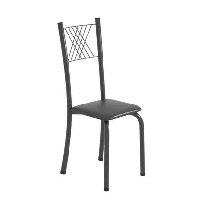 Imagem de Conjunto de Jantar Mesa Tampo Redondo de Granito Topázio com 4 Cadeiras Sara Yescasa