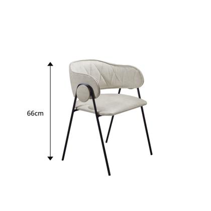 Imagem de Conjunto de Jantar Siena com 6 Cadeiras Base Roraima BM Tubulares