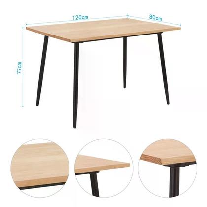 Imagem de Conjunto de Jantar Vintage 1 Mesa com 4 Cadeiras Just Home Collection