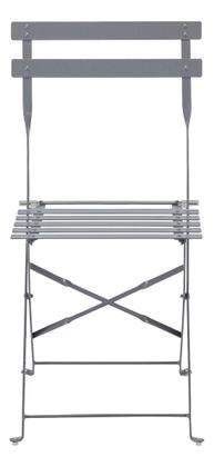 Imagem de Conjunto De Jardim Cinza 3 Pecas Mesa E 2 Cadeiras