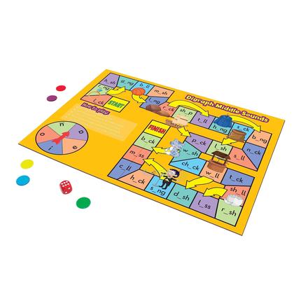 Imagem de Conjunto de jogos de tabuleiro Junior Learning Phonics 6 Counters 4-5 Years