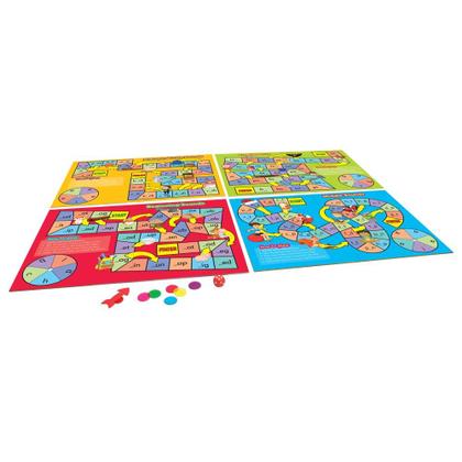 Imagem de Conjunto de jogos de tabuleiro Junior Learning Phonics 6 Counters 4-5 Years