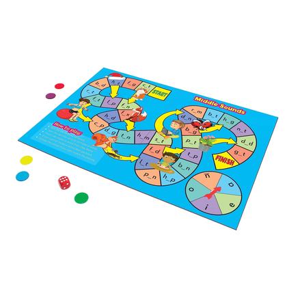 Imagem de Conjunto de jogos de tabuleiro Junior Learning Phonics 6 Counters 4-5 Years