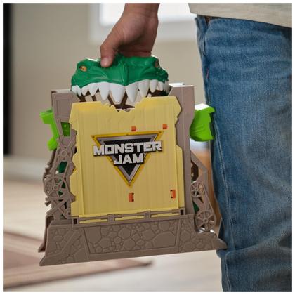 Imagem de Conjunto de jogos Monster Jam Dragon Dungeon of Doom com caminhão Mini Jams