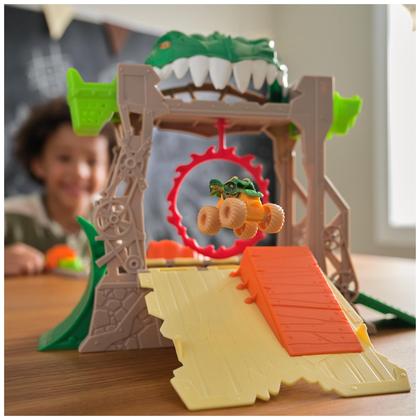 Imagem de Conjunto de jogos Monster Jam Dragon Dungeon of Doom com caminhão Mini Jams