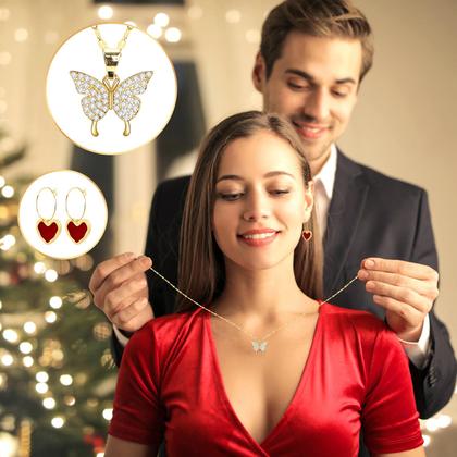 Imagem de Conjunto de joias do calendário do advento Doksving 2024 com colar de pulseira