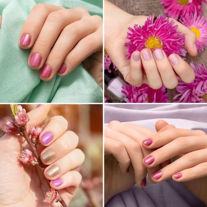 Imagem de Conjunto de kits de unhas acrílico SUNBELEE com 12 glitter em pó e ferramentas