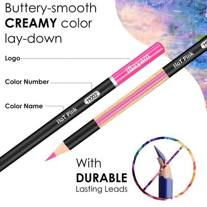 Imagem de Conjunto de lápis de cor iBayam, pacote com 123, com material de arte para esboços