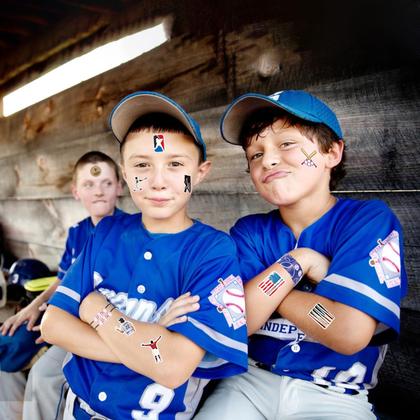 Imagem de Conjunto de lembrancinhas de beisebol, 294 peças para crianças
