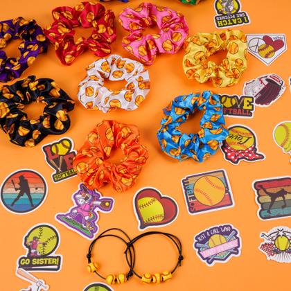 Imagem de Conjunto de lembrancinhas de festa Kolewo4ever Softball 140 peças para meninas