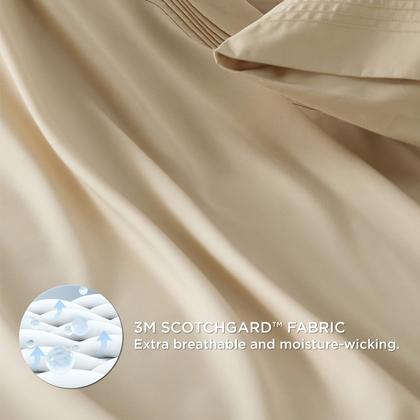 Imagem de Conjunto de lençóis Bedsure Deep Pocket Queen com 3M Scotchgard Tech