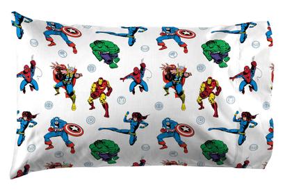 Imagem de Conjunto de lençóis Jay Franco Marvel Avengers Fighting Team Queen
