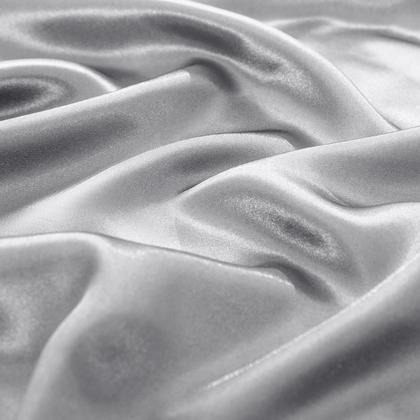 Imagem de Conjunto de lençóis TREELY Satin, 6 peças King Size, cinza prateado