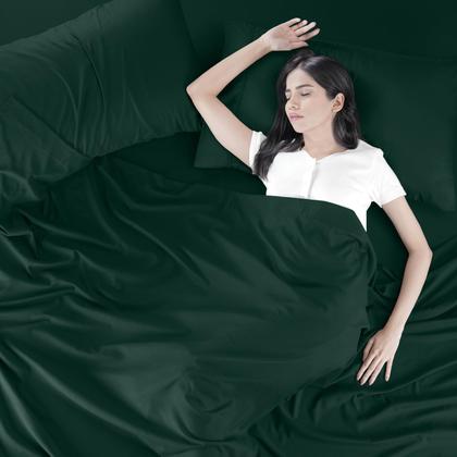 Imagem de Conjunto de lençóis Utopia Bedding King Size, 4 peças de microfibra escovada