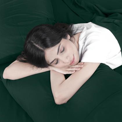 Imagem de Conjunto de lençóis Utopia Bedding King Size, 4 peças de microfibra escovada