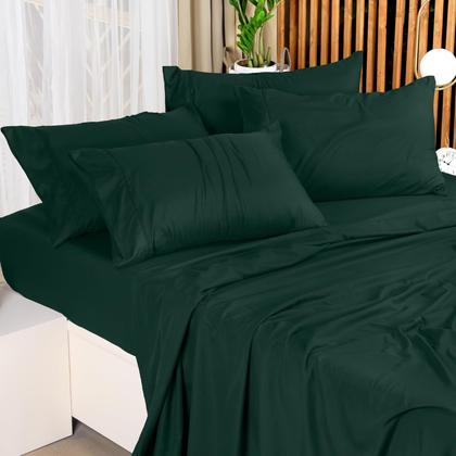 Imagem de Conjunto de lençóis Utopia Bedding King Size, 4 peças de microfibra escovada