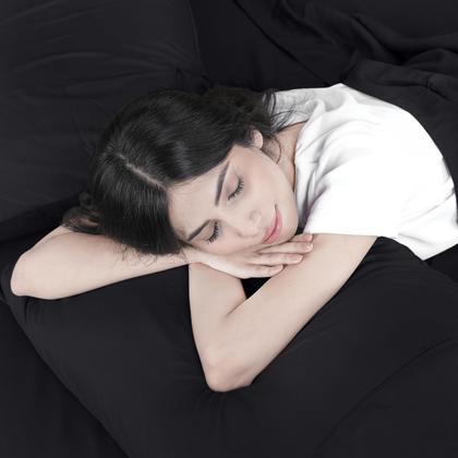 Imagem de Conjunto de lençóis Utopia Bedding Queen Size, pacote com 10 unidades de microfibra escovada