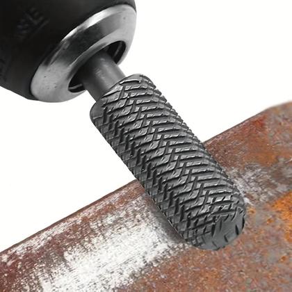 Imagem de Conjunto De Limas Rotativas De Aço Carbono Durável Com Haste Hexagonal Cinza Escuro, 5 Peças, Para