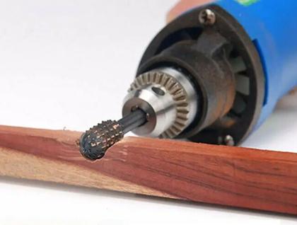 Imagem de Conjunto De Limas Rotativas Para Desbaste E Acabamento Em Madeira 1/4 Polegadas 