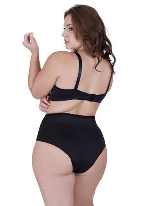 Imagem de Conjunto de Lingerie Plus Size Sutiã Reforçado e Calcinha Cós Alto - c2 CAROLINA