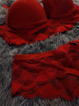 Imagem de Conjunto de Lingerie Plus Size VIH PLUS com Renda e Laço