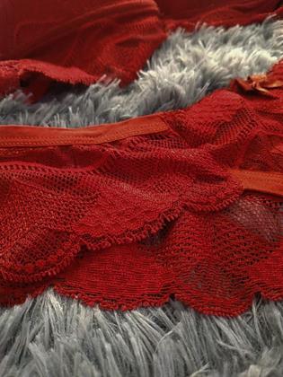 Imagem de Conjunto de Lingerie Plus Size VIH PLUS com Renda e Laço