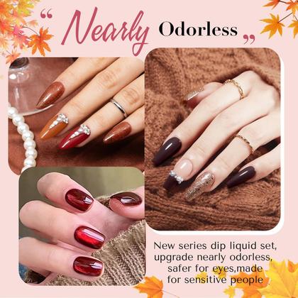 Imagem de Conjunto de líquidos Dip Powder AZUREBEAUTY 15 mL Dipping Base Top Coat