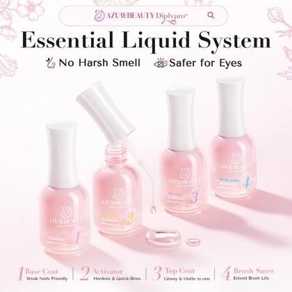 Imagem de Conjunto de líquidos Dip Powder AZUREBEAUTY 15 mL Dipping Base Top Coat