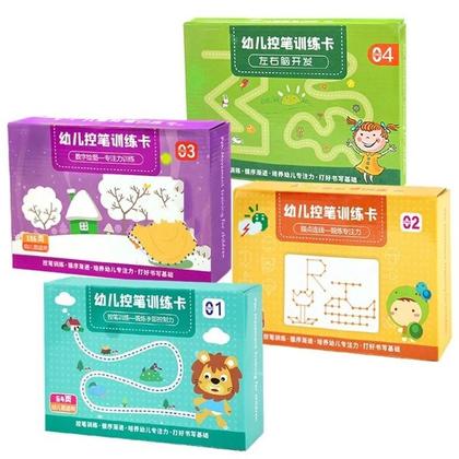 Imagem de Conjunto de Livro de Trabalho Mágico Reutilizável para Crianças - com Canetas