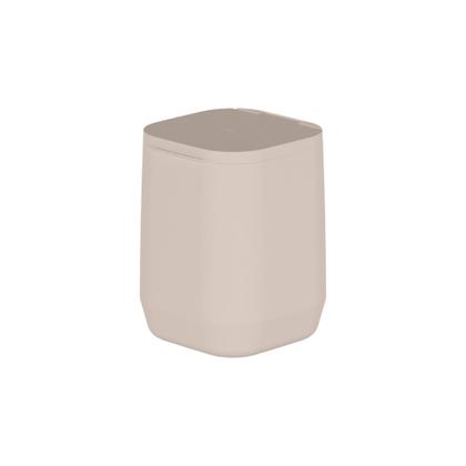 Imagem de Conjunto de Lixeira com Escova Sanitária de Pia/Parede Aura Bege - Ou