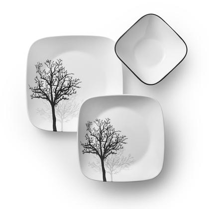 Imagem de Conjunto de louças Corelle Vitrelle, serviço de 18 peças para 6