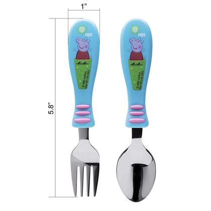 Imagem de Conjunto de louças infantis Zak Designs Peppa Pig de 5 peças