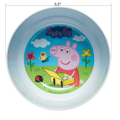 Imagem de Conjunto de louças infantis Zak Designs Peppa Pig de 5 peças