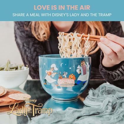 Imagem de Conjunto de louças Ramen em cerâmica Disney Lady And The Tramp