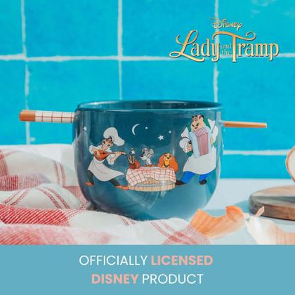 Imagem de Conjunto de louças Ramen em cerâmica Disney Lady And The Tramp