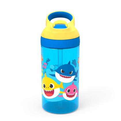 Imagem de Conjunto de louças Zak Designs Baby Shark, prato de 20 cm, tigela de 15 cm