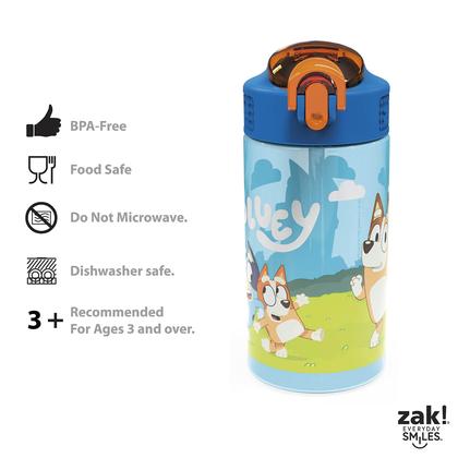 Imagem de Conjunto de louças Zak Designs Bluey Kids de 6 peças sem BPA