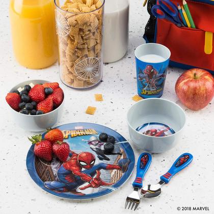 Imagem de Conjunto de Louças Zak Designs Marvel Spider-Man - Infantil (3+ Anos)