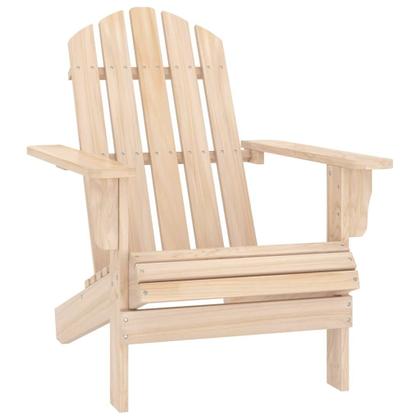 Imagem de Conjunto de lounge de pátio vidaXL Cadeira Adirondack com pufe e mesa