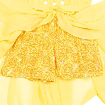 Imagem de Conjunto de macacão e saia Disney Princess Belle para meninas de 10 a 12 anos