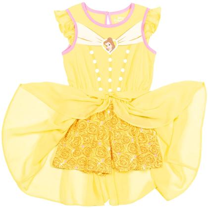 Imagem de Conjunto de macacão e saia Disney Princess Belle para meninas de 10 a 12 anos