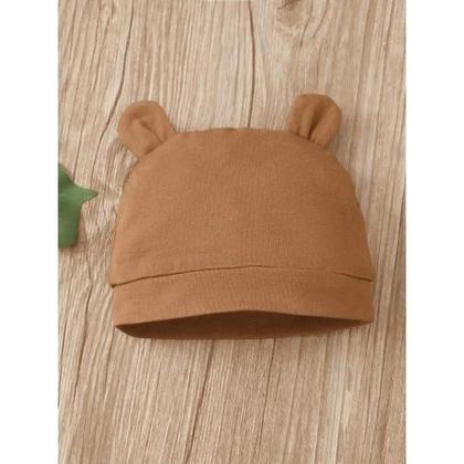 Imagem de Conjunto De Macacão Listrado De Urso De Pelúcia Para Bebê Recém-Nascido Com Chapéu, Macacão De Verão
