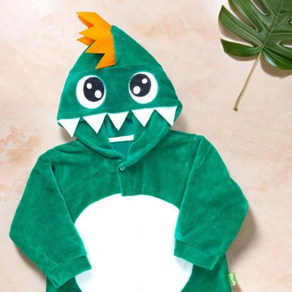 Imagem de Conjunto de Macacão Temático de Bichinhos em Plush 3D com Pantufa Lúdica