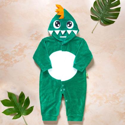 Imagem de Conjunto de Macacão Temático de Bichinhos em Plush 3D com Pantufa Lúdica